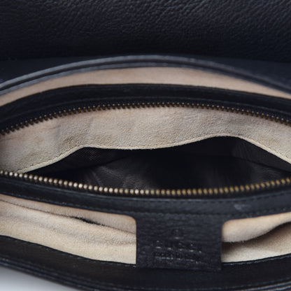 Gucci Cellarius Calfskin Medium 1973 Shoulder Bag Black 6 of 14