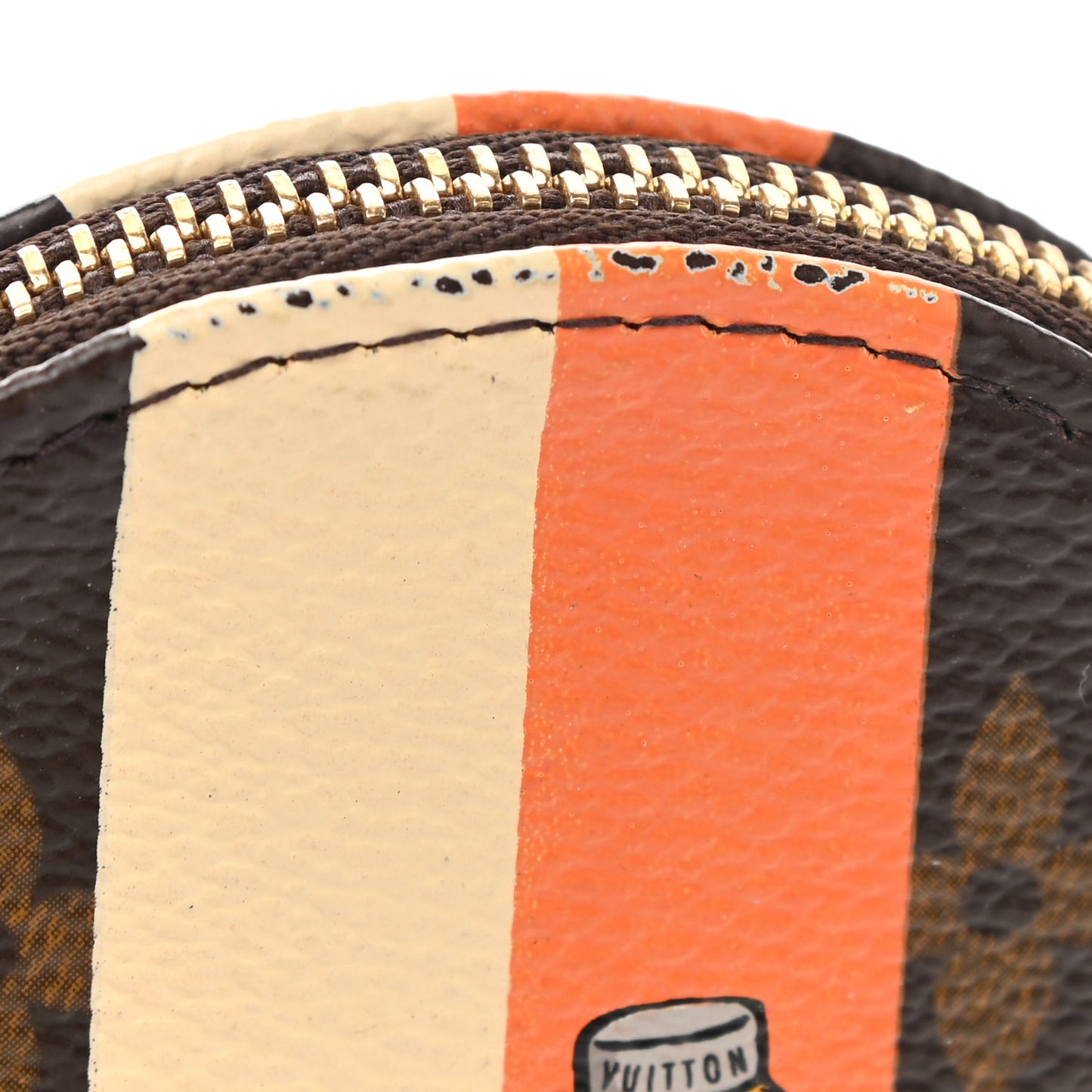 Monogram Groom Round Coin Purse