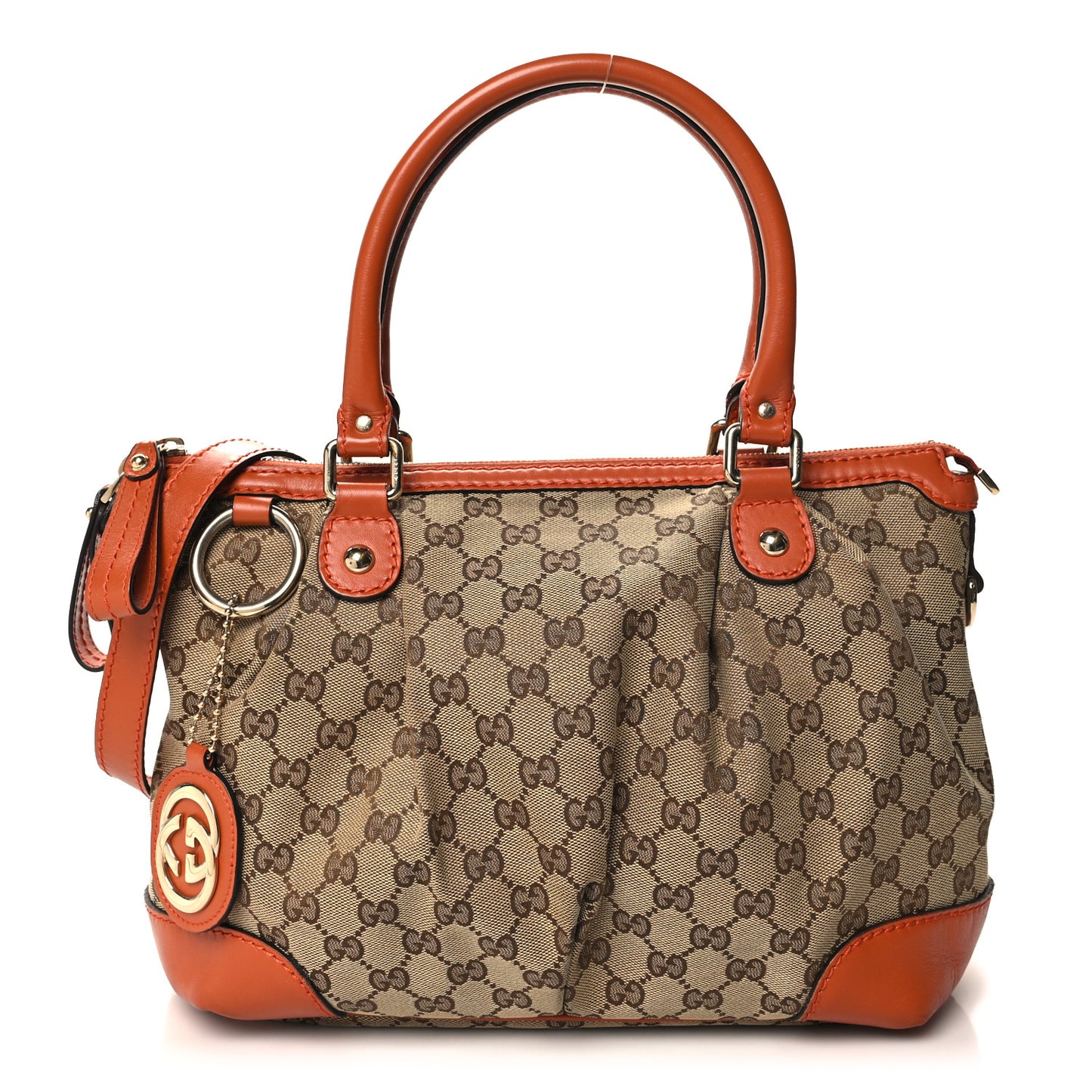 Monogram Medium Sukey Top Handle Orange
