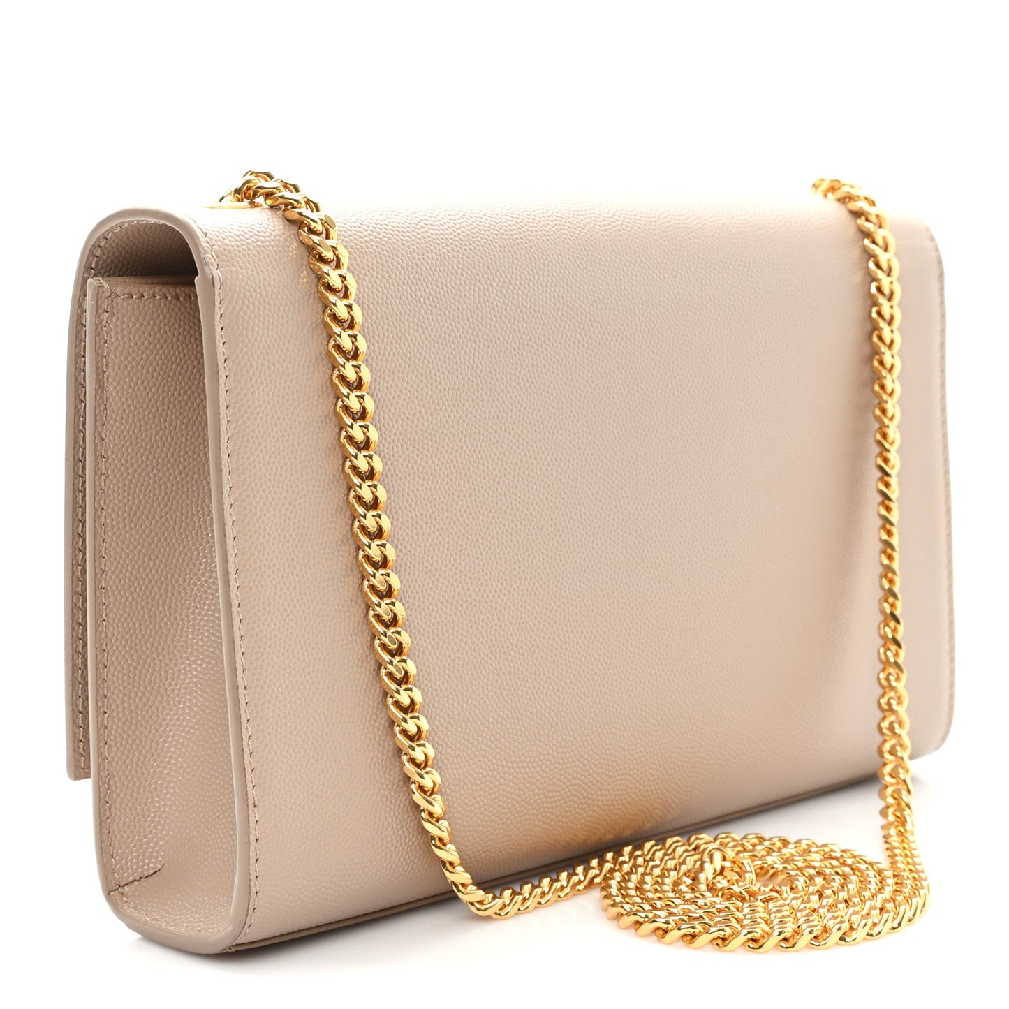 Grain De Poudre Medium Monogram Kate Satchel Dark Beige