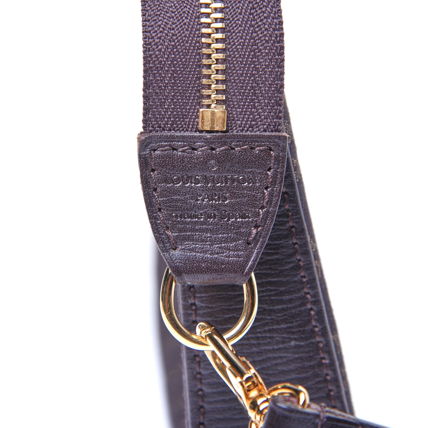 Monogram Mini Lin Pochette Accessories Ebene