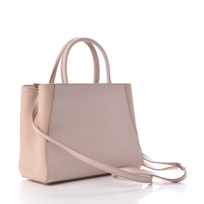 Fendi Vitello Elite Monster Petite 2Jours Tote Rosa Plaster 3 of 11
