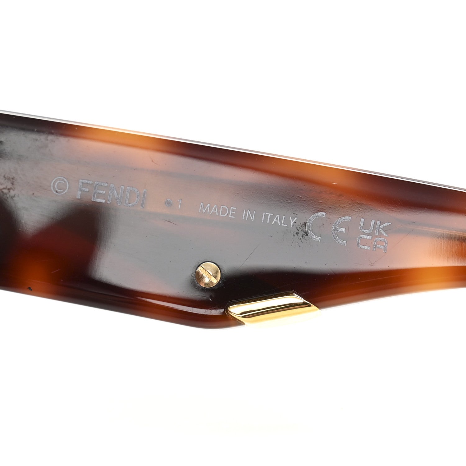 Fendi Acetate Fendi First Sunglasses FE40098I Havana 5 of 9