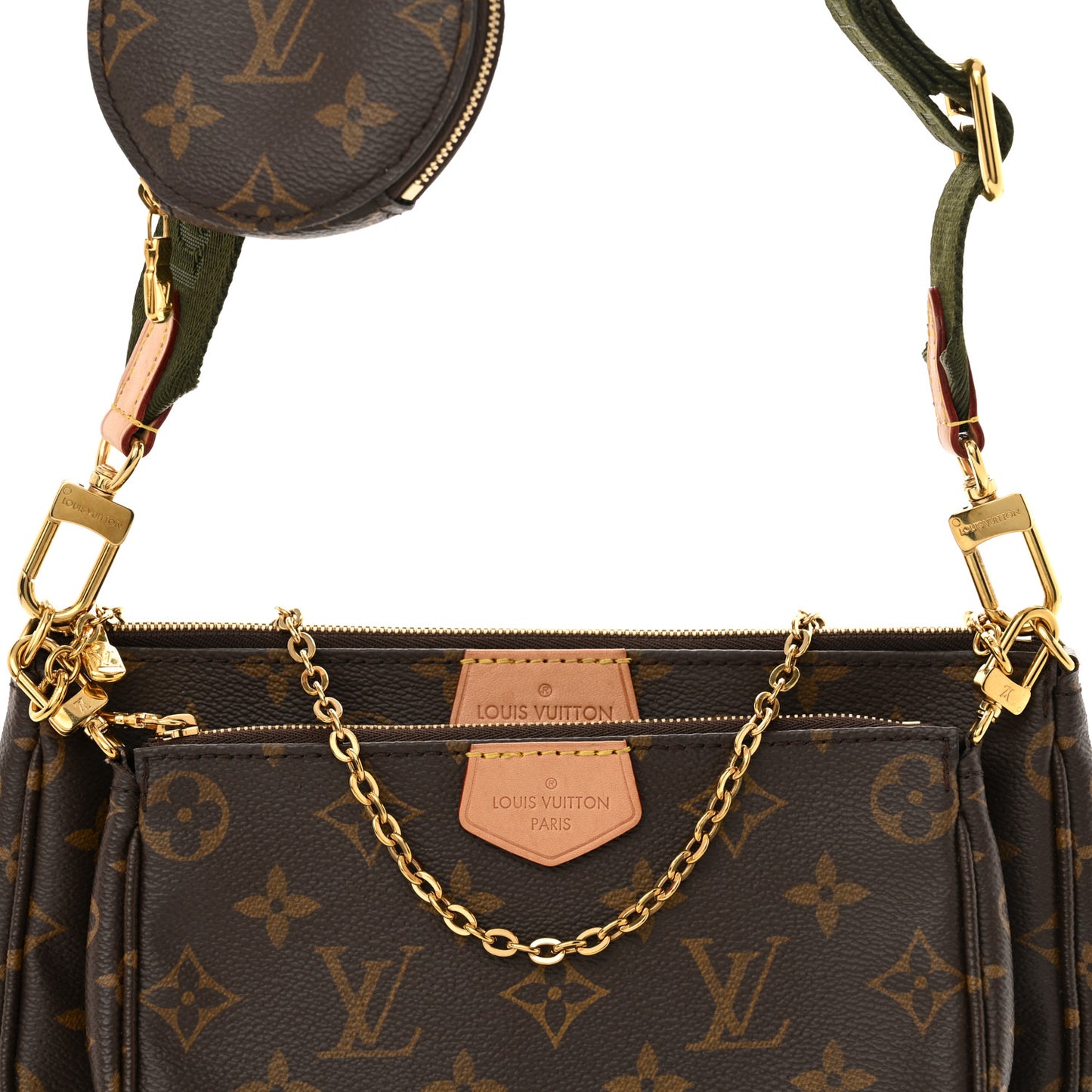 Monogram Multi Pochette Accessories Kaki