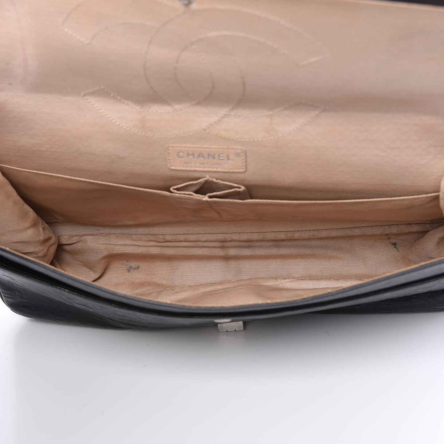 Calfskin Unlimited Jumbo Double Flap Black