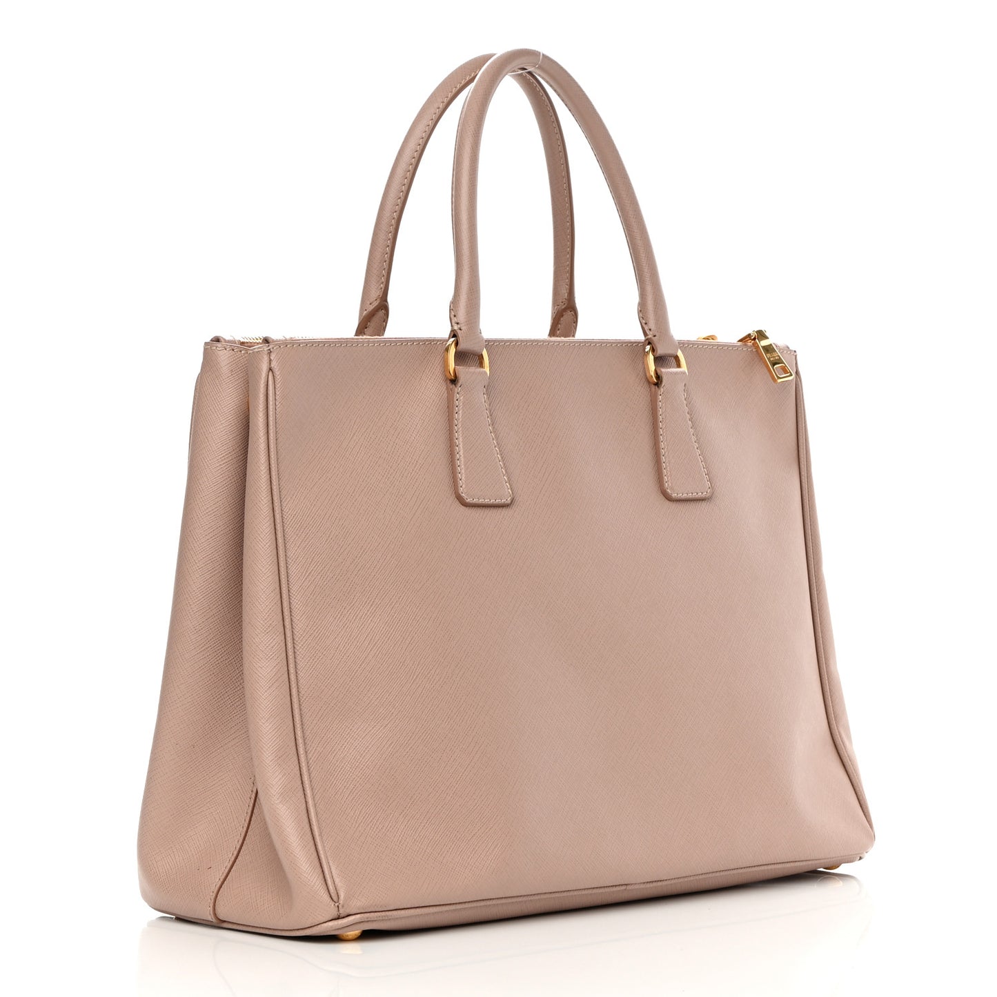 Saffiano Medium Galleria Double Zip Tote Cammeo
