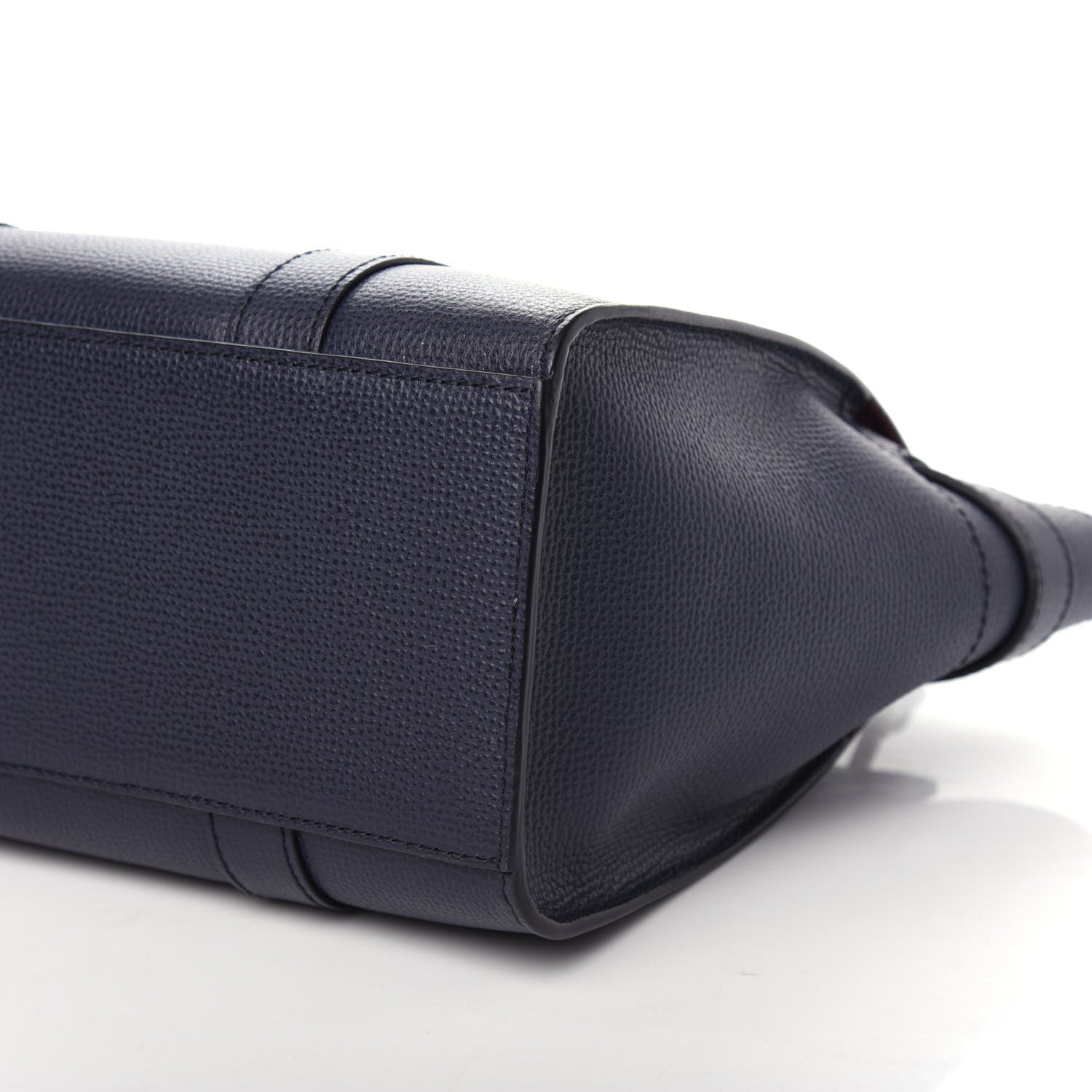 Mulberry Grained Vegetable Calfskin Mini Zipped Bayswater Navy 8 of 8