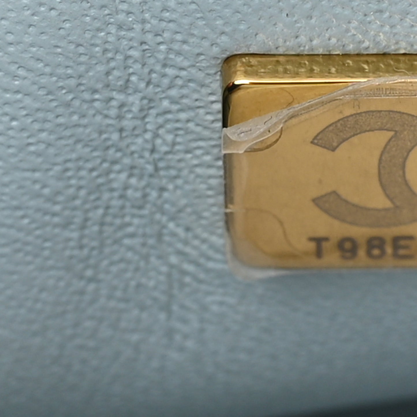 Aged Calfskin Quilted 2.55 Reissue Mini Flap Light Blue