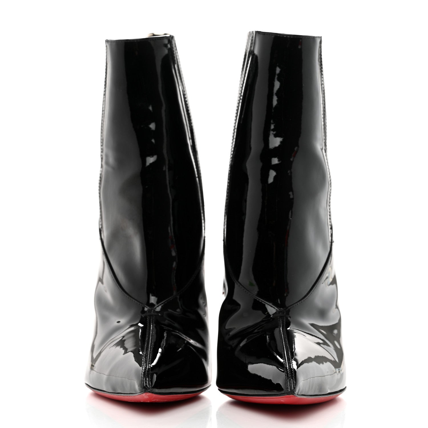 Christian Louboutin Patent Epic 100 Ankle Boots 40 Black 2 of 8