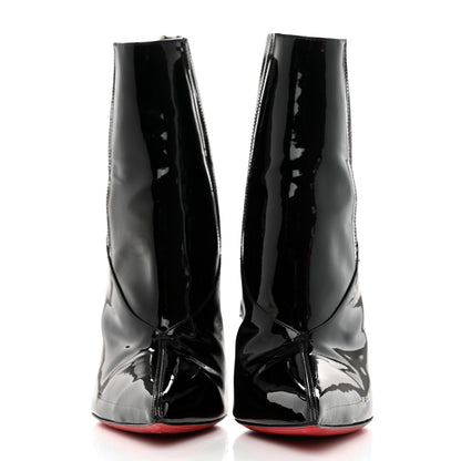 Christian Louboutin Patent Epic 100 Ankle Boots 40 Black 2 of 8