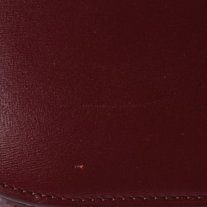 Celine Box Calfskin Medium Classic Box Flap Bag Burgundy 11 of 12