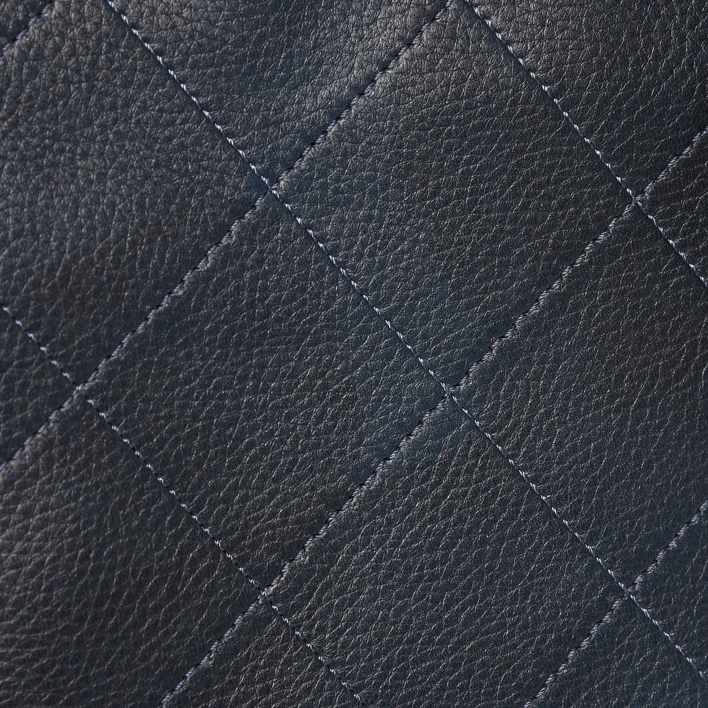 Deerskin Stitched Large CC Shopping Tote Navy