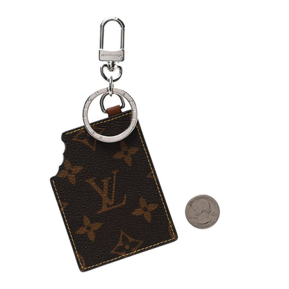Louis Vuitton Monogram LV Chocolate Bar Bag Charm Key Holder 2 of 5