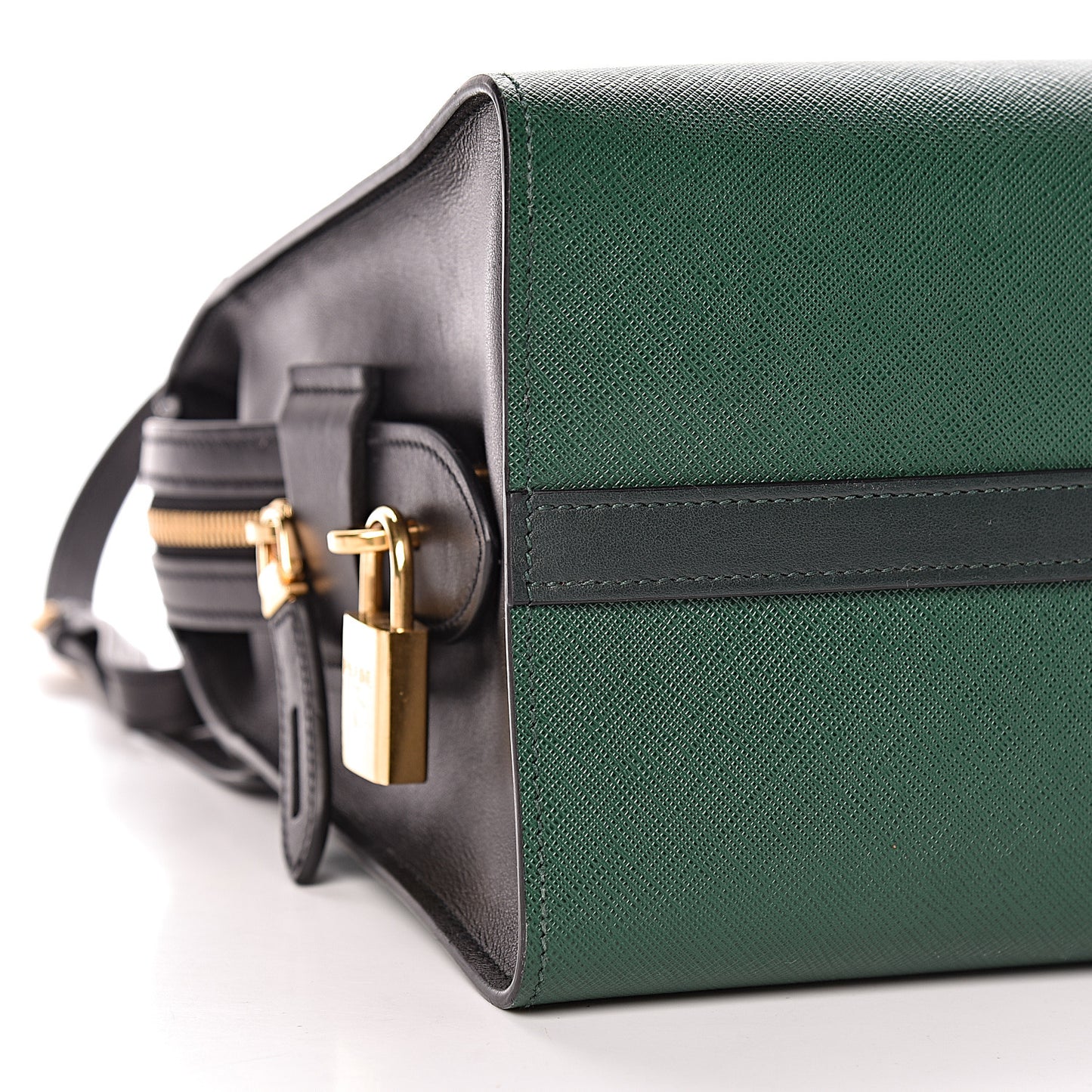 Saffiano City Calf Medium Esplanade Tote Biliardo Black
