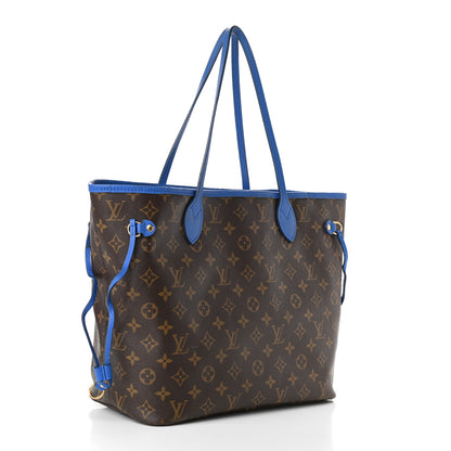 Louis Vuitton Monogram Articles de Voyage Ikat Neverfull MM Grand Blue 3 of 13