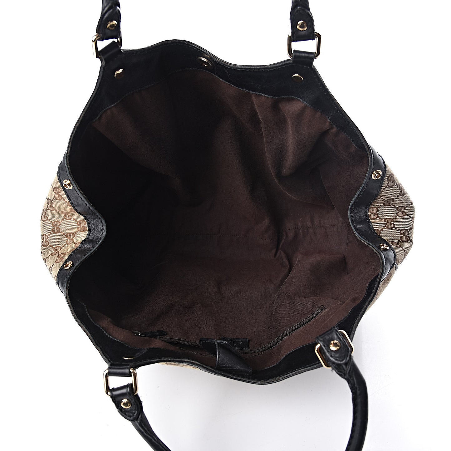 Monogram Large Sukey Tote Beige Ebony Black