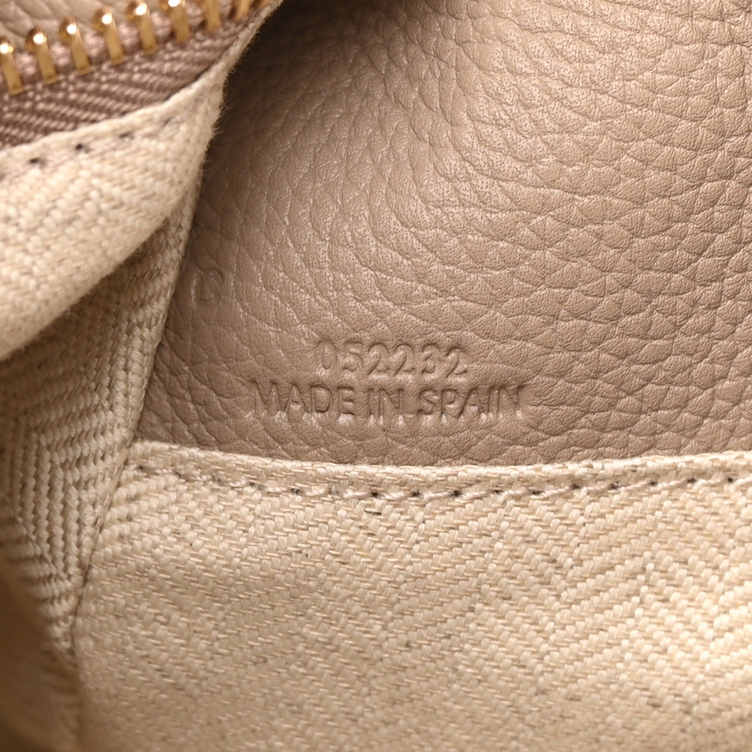 Loewe Grained Calfskin Small Puzzle Bag Sand 8 of 12