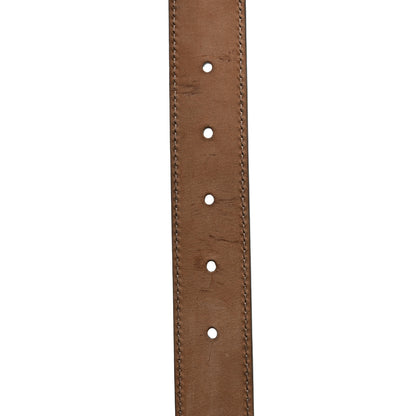 Gucci Calfskin Crystal Interlocking G 90 36 Belt Black 5 of 6