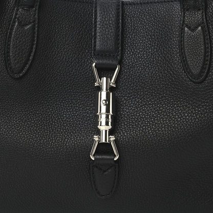 Gucci Soft Calfskin Small Jackie Top Handle Bag Black 8 of 11