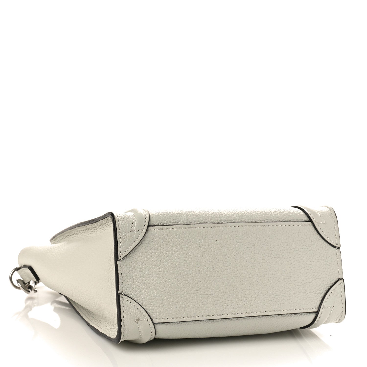 Celine Drummed Calfskin Nano Luggage Lune 4 of 10