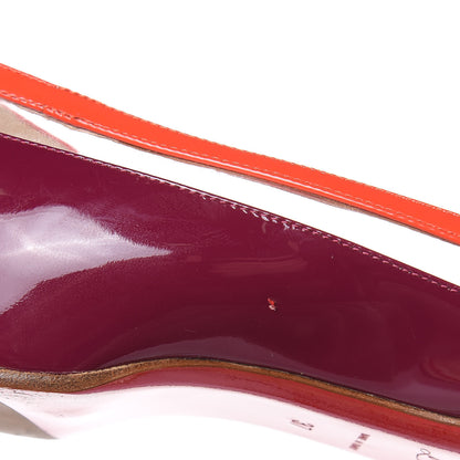 Christian Louboutin Patent PVC Suspenodo Flats 37 Eveque 12 of 12