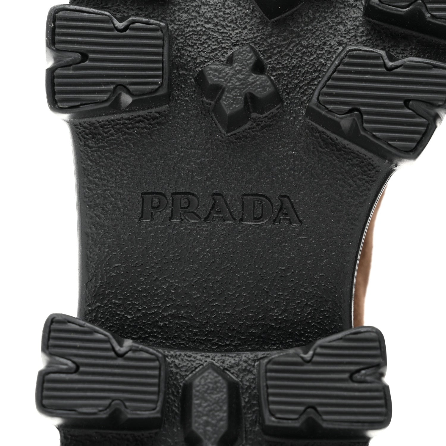 Prada Suede Monolith Chelsea 55mm Boots 37 Moro 9 of 9