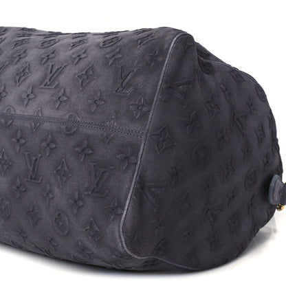 Louis Vuitton Suede Monogram Speedy P9 Bandouliere 40 Grey 13 of 14