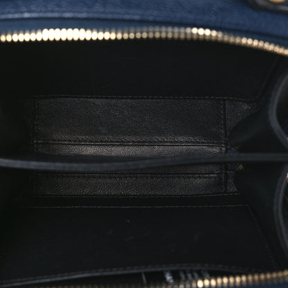 Chanel Caviar Quilted Small CC Filigree Vanity Case Navy Black 5 of 10
