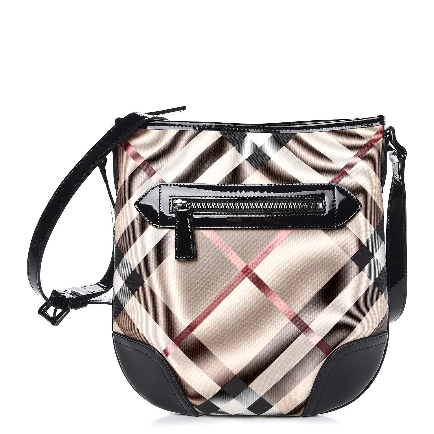 Burberry Supernova Check Small Dryden Crossbody Bag Black 1 of 9