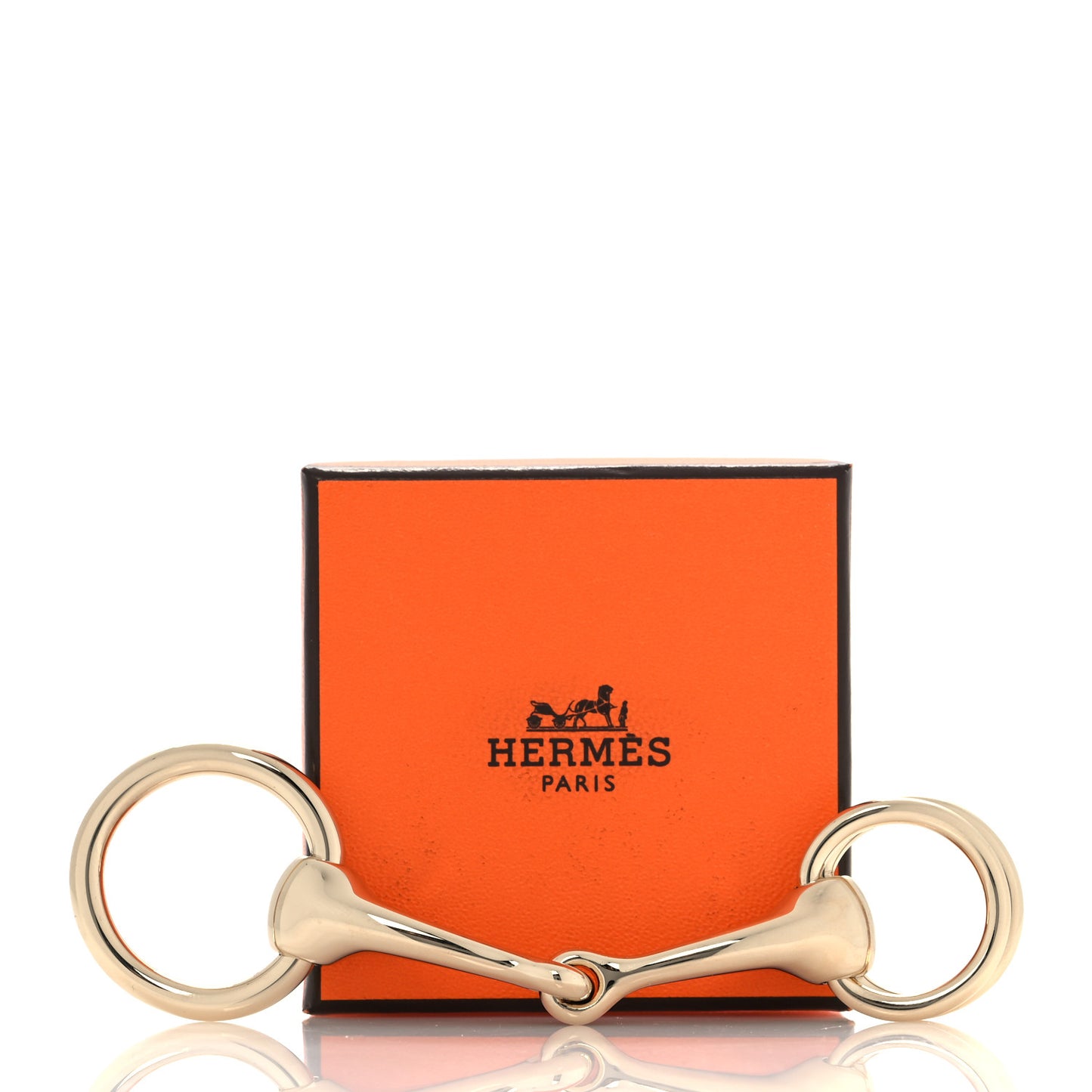 Permabrass Mors Scarf Ring Gold