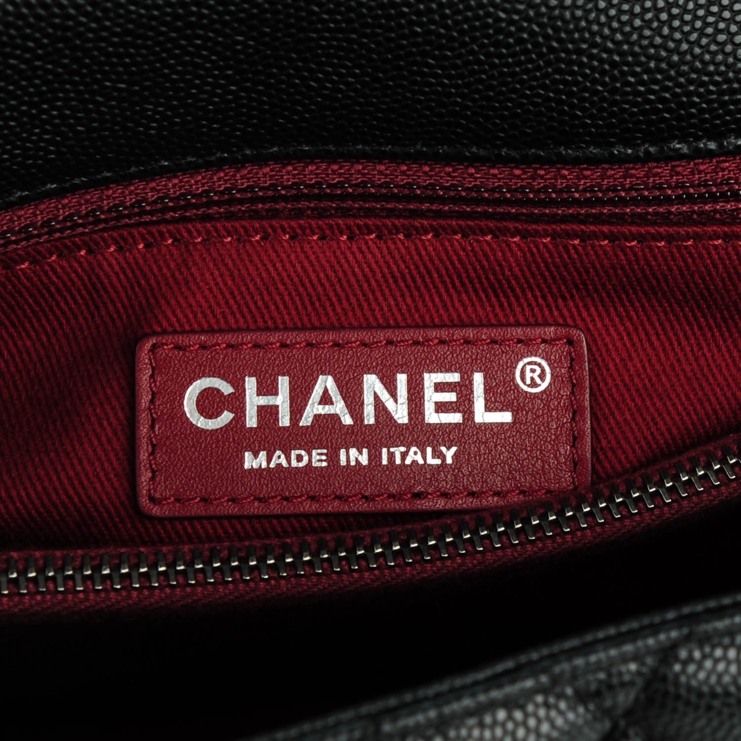 Chanel Caviar Quilted Medium Coco Handle Flap Black 7 of 8
