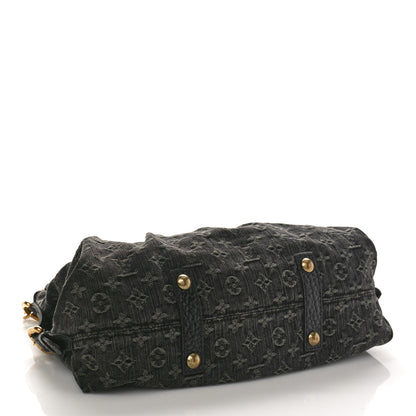Louis Vuitton Denim Neo Cabby MM Black 4 of 8