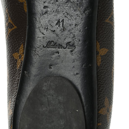Louis Vuitton Patent Monogram Fetish Ballerina Flats 41 7 of 9
