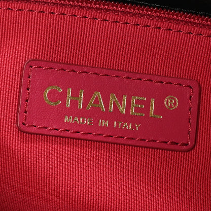 Chanel Shiny Caviar Quilted Large Chain Melody Flap Black 11 of 19