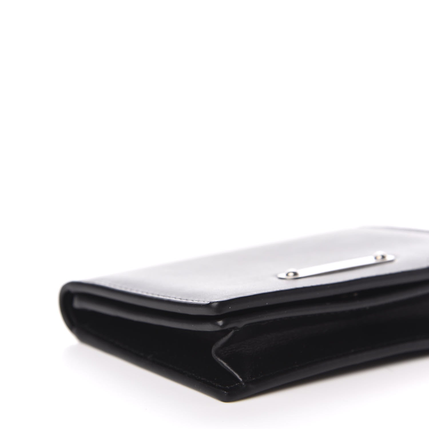 Saint Laurent Smooth Calfskin Business Card Case Black 8 of 9