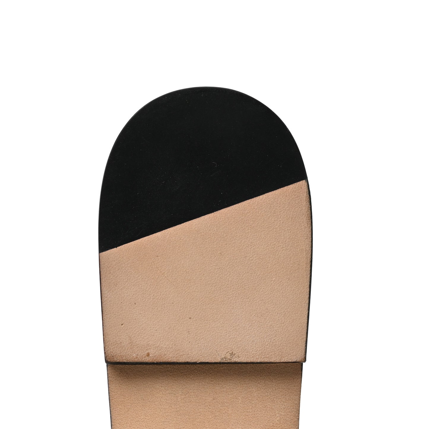 Calfskin Nu Pied 05 Slide Sandals 36 Black