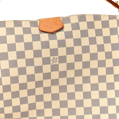 Louis Vuitton Damier Azur Graceful MM Rose Ballerine 8 of 14