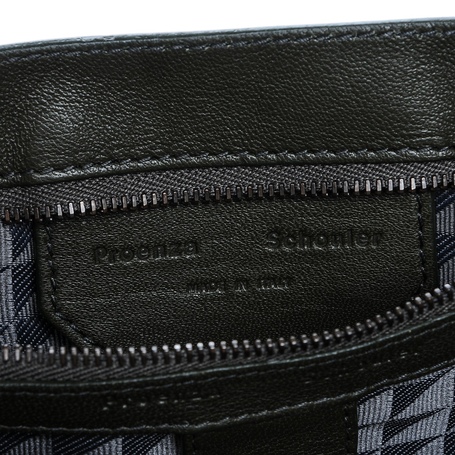 Proenza Schouler Lambskin Medium PS1 Satchel Military 7 of 7
