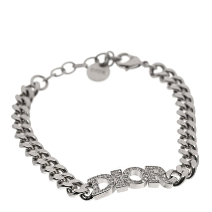 Christian Dior Metal Crystal Dio(r)evolution Bracelet Silver 1 of 4
