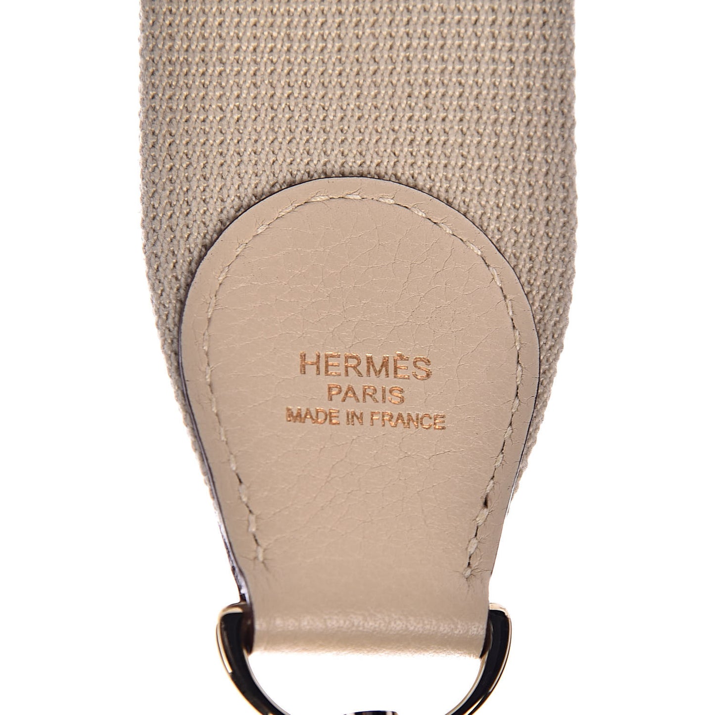 Toile Taurillon Clemence Shoulder Strap Parchemin