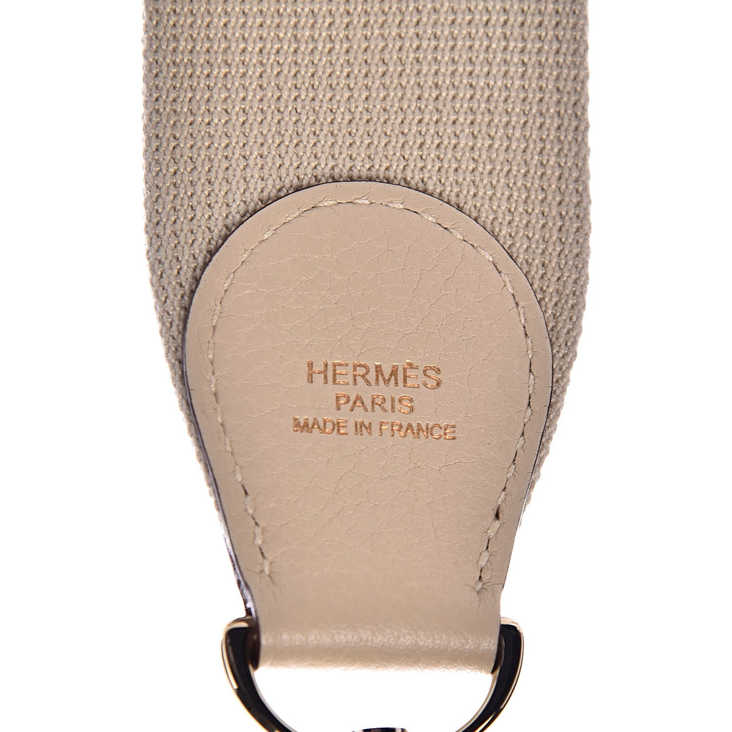 Hermes Toile Taurillon Clemence Shoulder Strap Parchemin 3 of 4