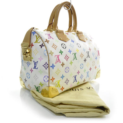Louis Vuitton Monogram Multicolor Speedy 30 White 2 of 10
