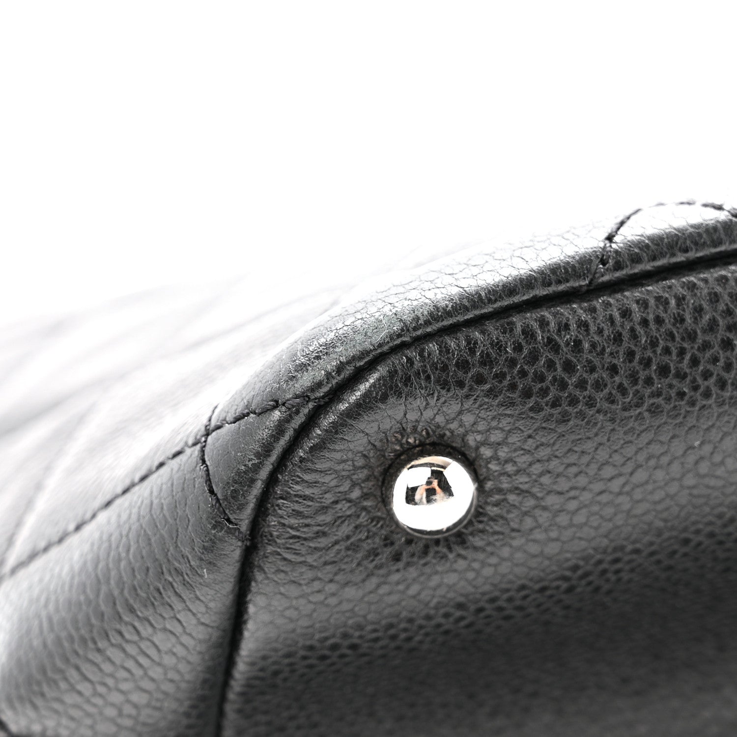 Chanel Caviar Quilted CC Timeless Soft Tote Black 12 of 15