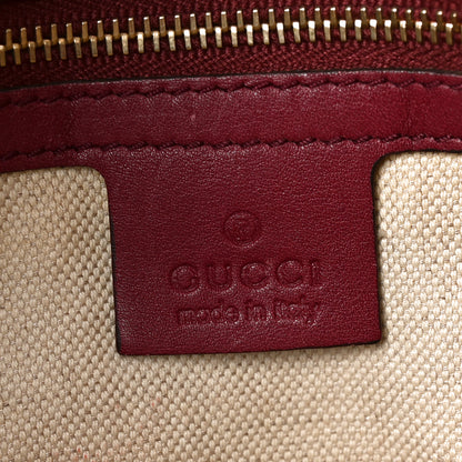 Gucci Guccissima Mayfair Top Handle Satchel Purple 6 of 10