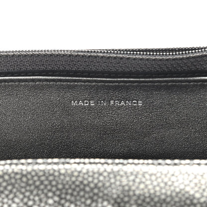 Chanel Caviar Timeless CC Wallet On Chain WOC Black 6 of 11