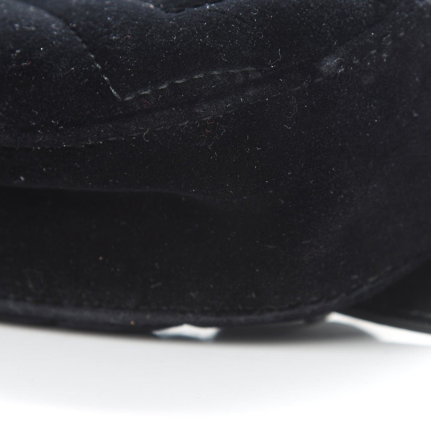 Velvet Matelasse GG Marmont Belt Bag 95 38 Black