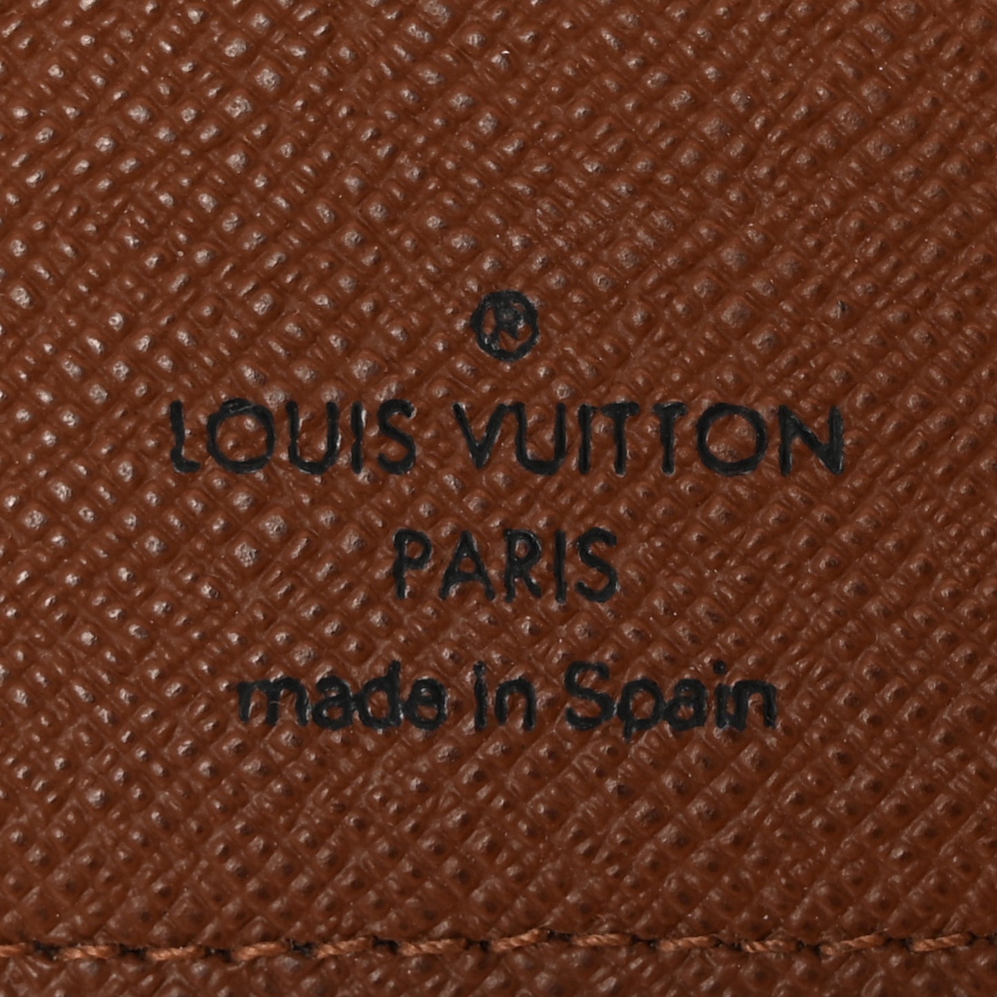 Monogram Checkbook Holder Case Wallet