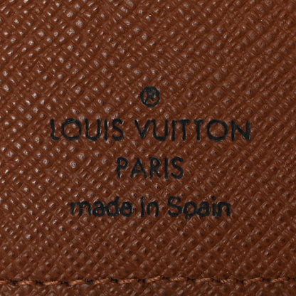 Louis Vuitton Monogram Checkbook Holder Case Wallet 6 of 13