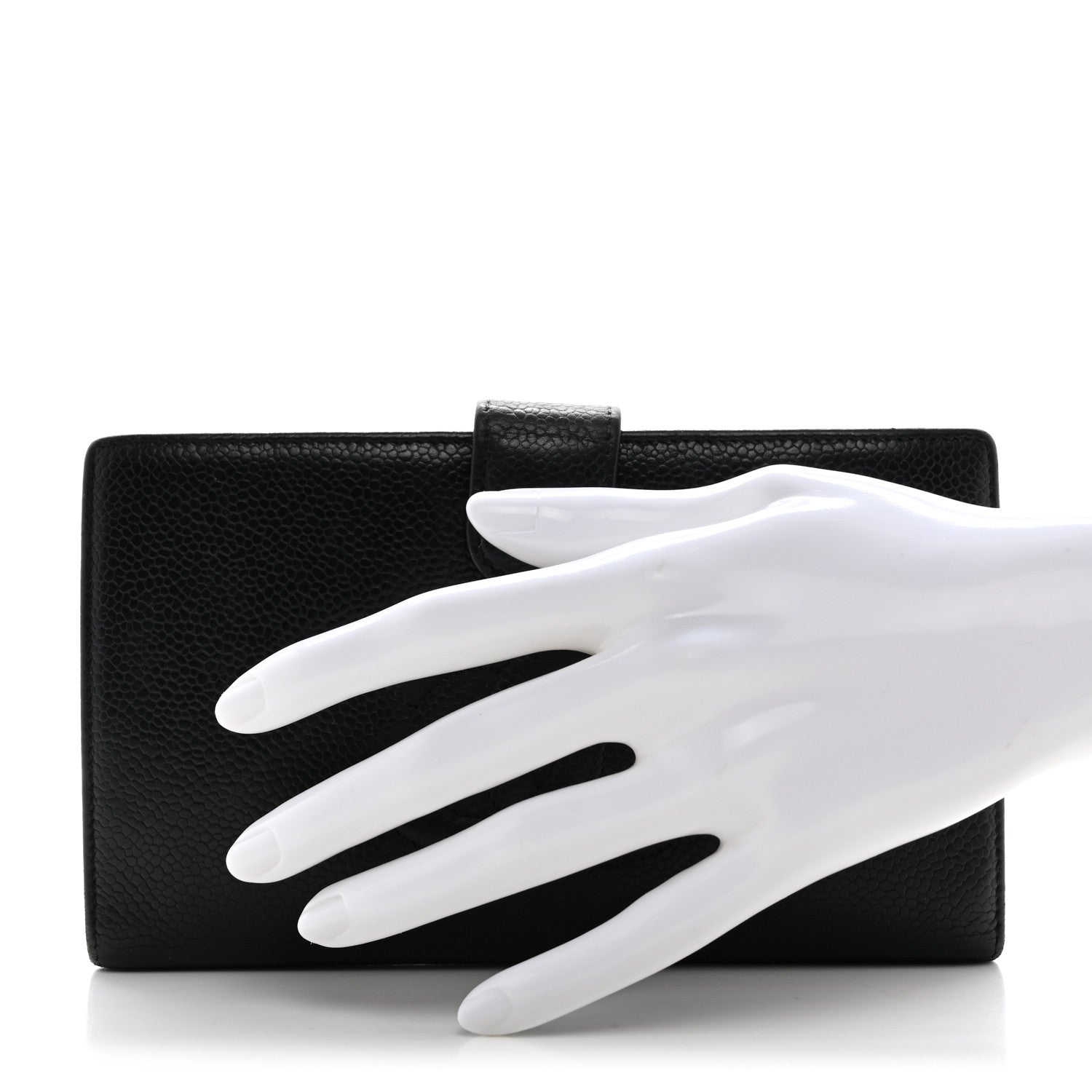 Chanel Caviar Timeless CC French Wallet Black 2 of 14