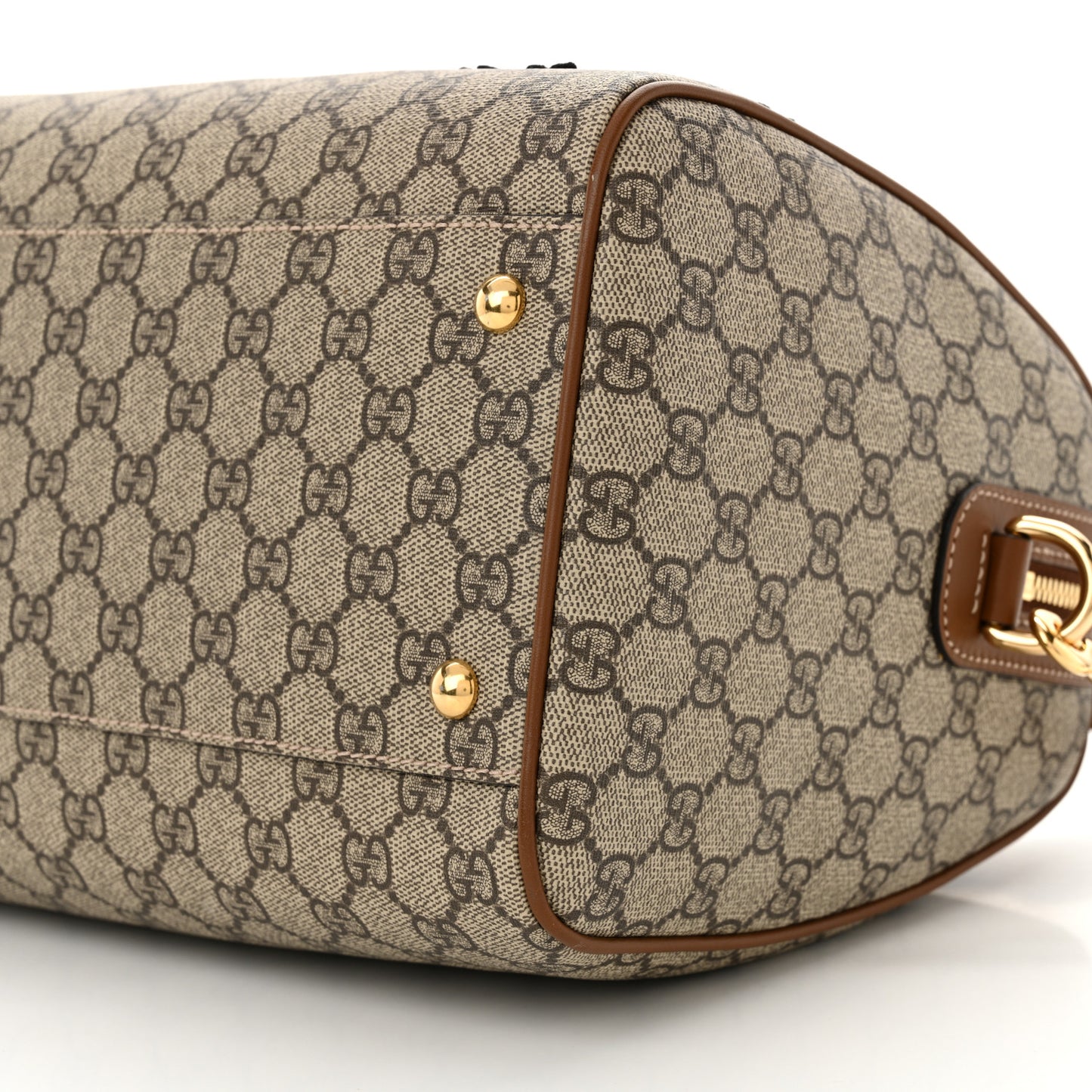 GG Supreme Monogram Blind for Love Embroidered Medium Boston Beige Tuscany